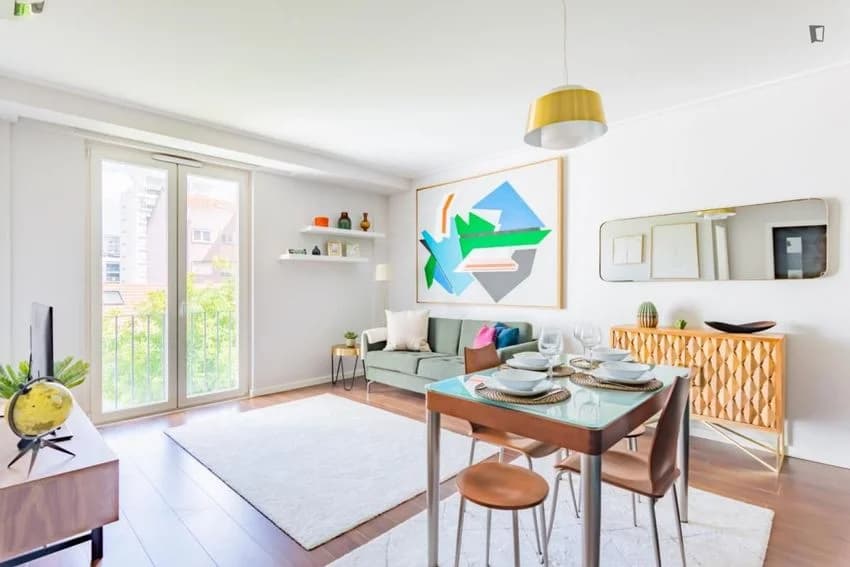 T1 flat for rent in rua Silva Carvalho