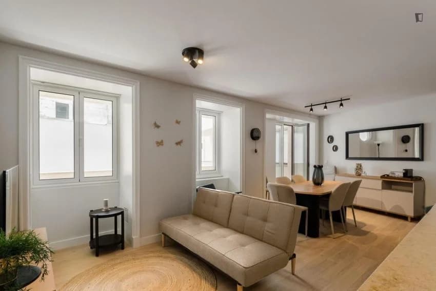 T1 flat for rent in rua do Cardal de São José
