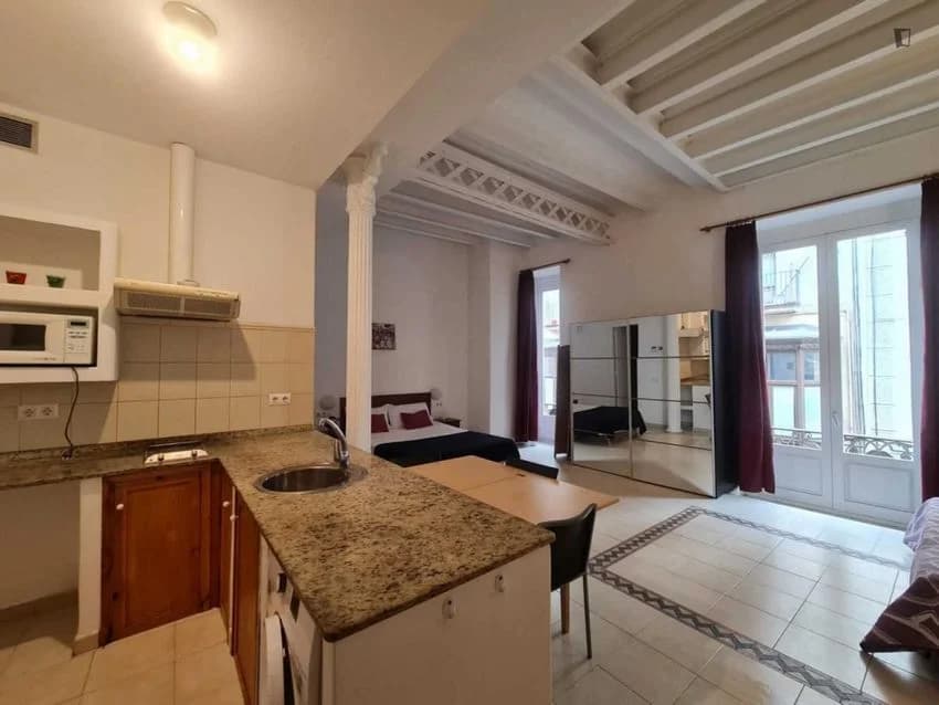 Studio flat for rent in Rambla La