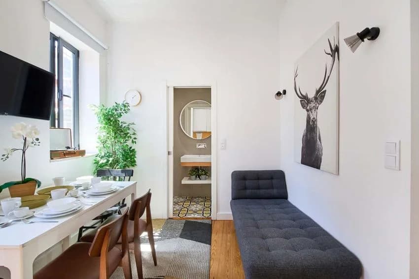 T1 flat for rent in rua do Cardal de São José